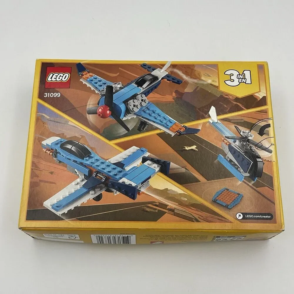 LEGO Creator 3 in 1 Propeller Plane Building Set 31099 RETIRED - New Sealed Box